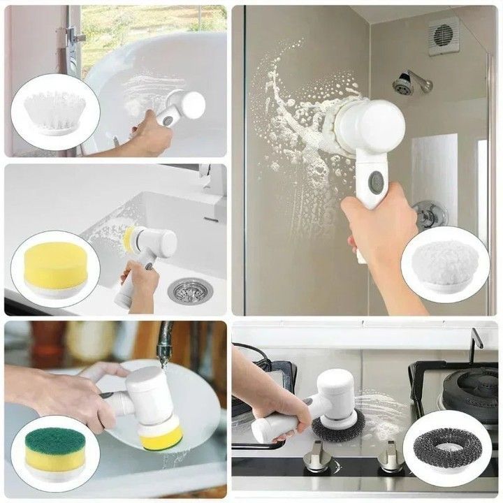 5 in 1 Handheld Bathroom Cleaning Brush