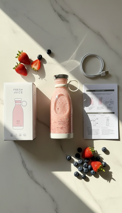 Travel Portable Mini Juice Blender – Fresh Juice Anytime, Anywhere