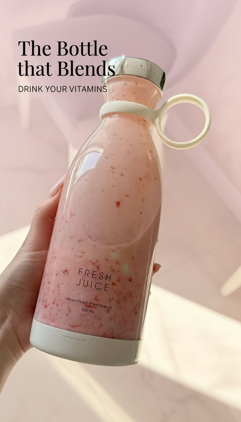 Travel Portable Mini Juice Blender – Fresh Juice Anytime, Anywhere